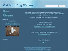 Tablet Screenshot of oakland-dog.com